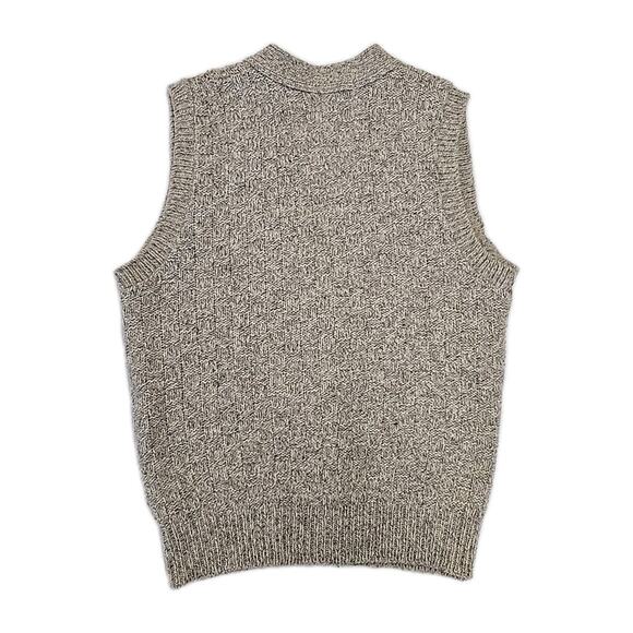 Vtg Cambridge Dry Goods Womens M Wool Sweater Vest Cottagecore USA Made Granny - Picture 7 of 9